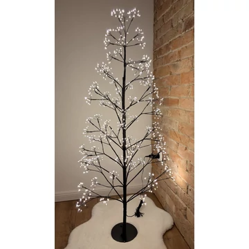 LED Tündérfa 120cm 8 Program Meleg Fehér