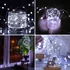 Kép 2/5 - 2m Led fényfüzér beltéri 20 db LED hideg fehér elemes