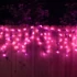 Kép 2/2 - Jégcsap LED Fényfüzér Pink 5m